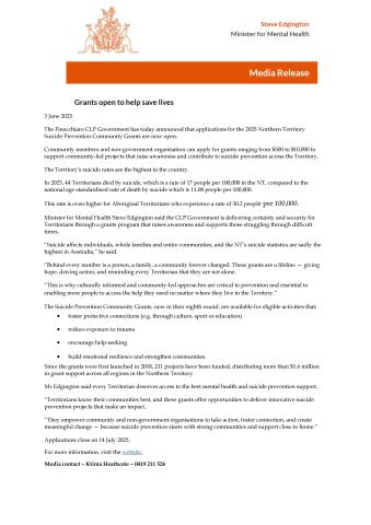 Media Release